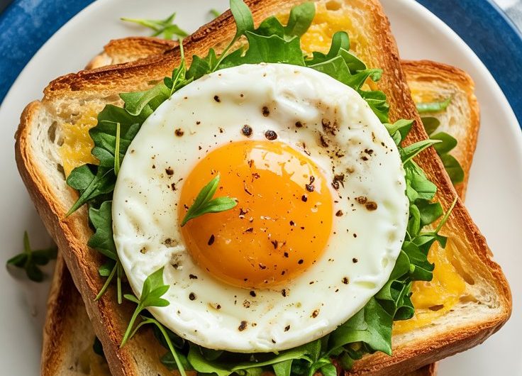 Air Fryer Egg and Cheese Toast
