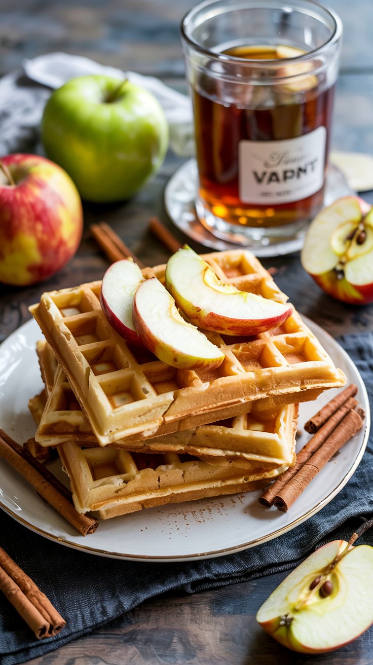 Apple Cinnamon Waffles Recipe
