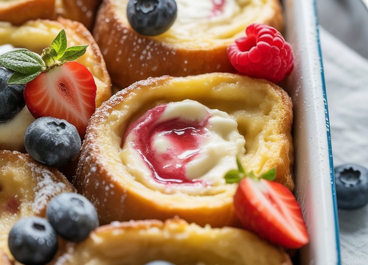 Baked Cream Cheese French Toast Casserole