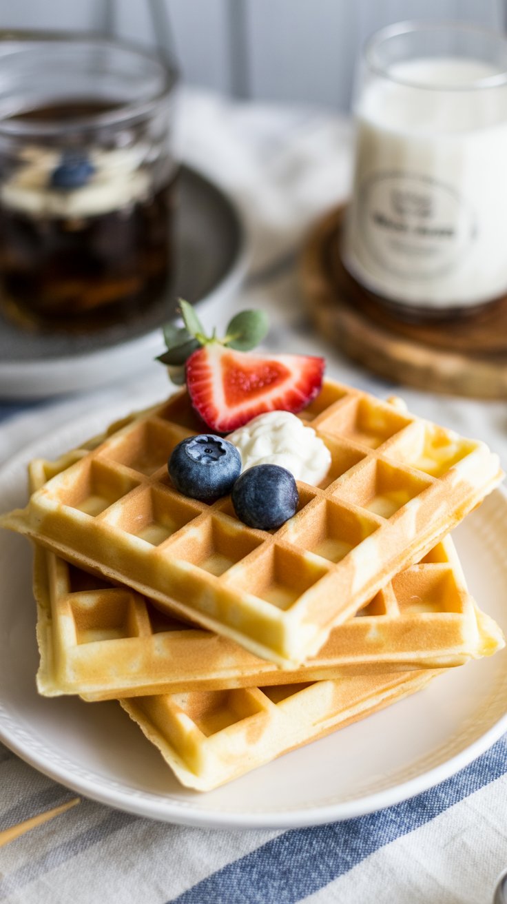 Belgian waffles Recipe