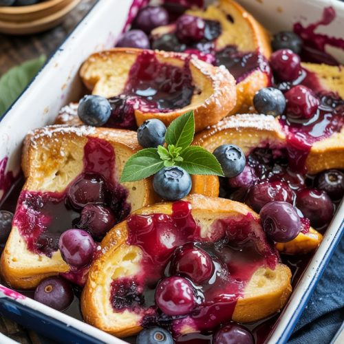Blueberry French Toast Casserole Recipe
