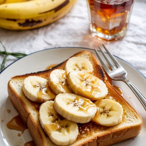 Caramelized Banana Toast Recipe
