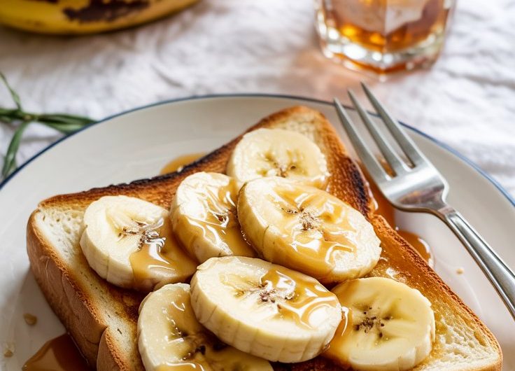 Caramelized Banana Toast