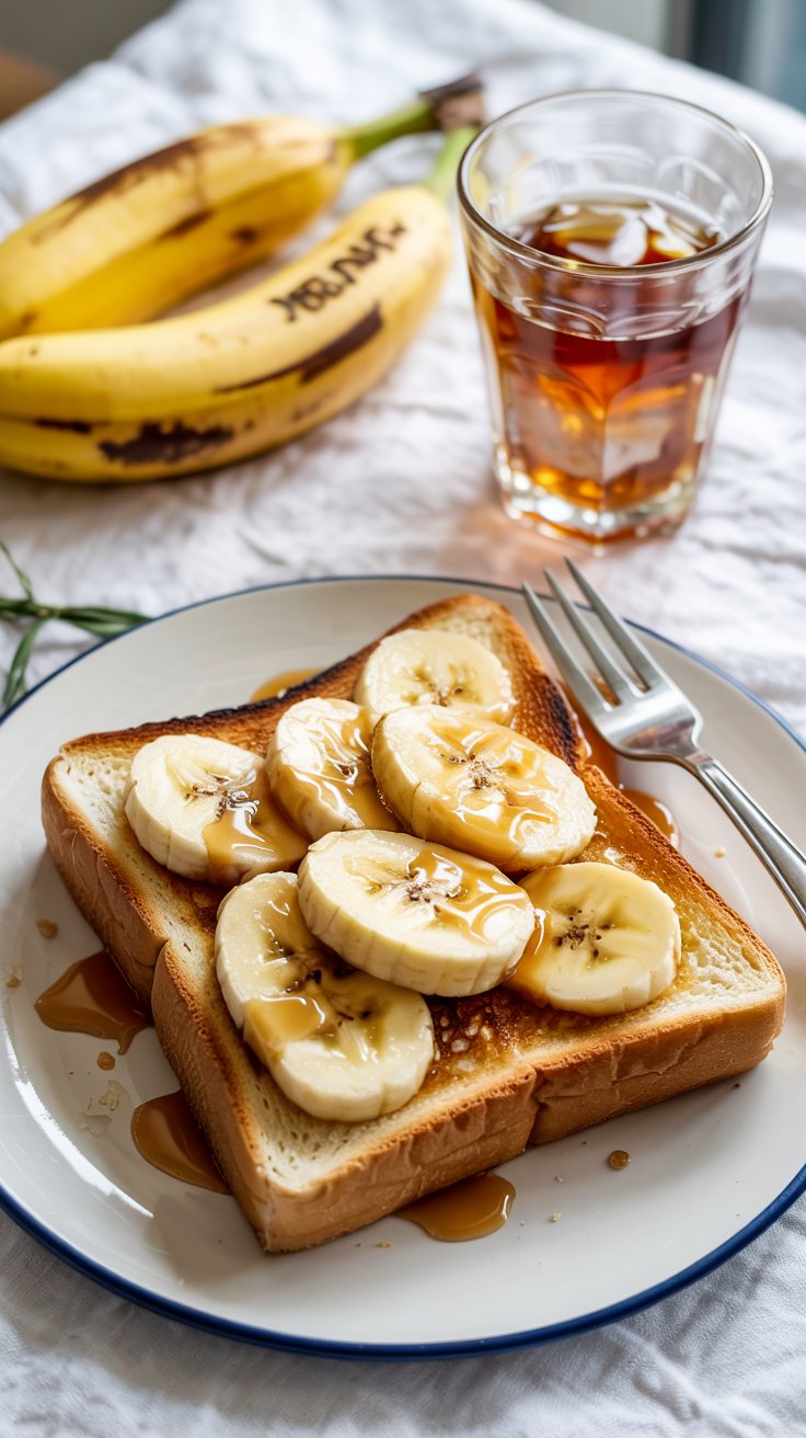 Caramelized Banana Toast Recipe