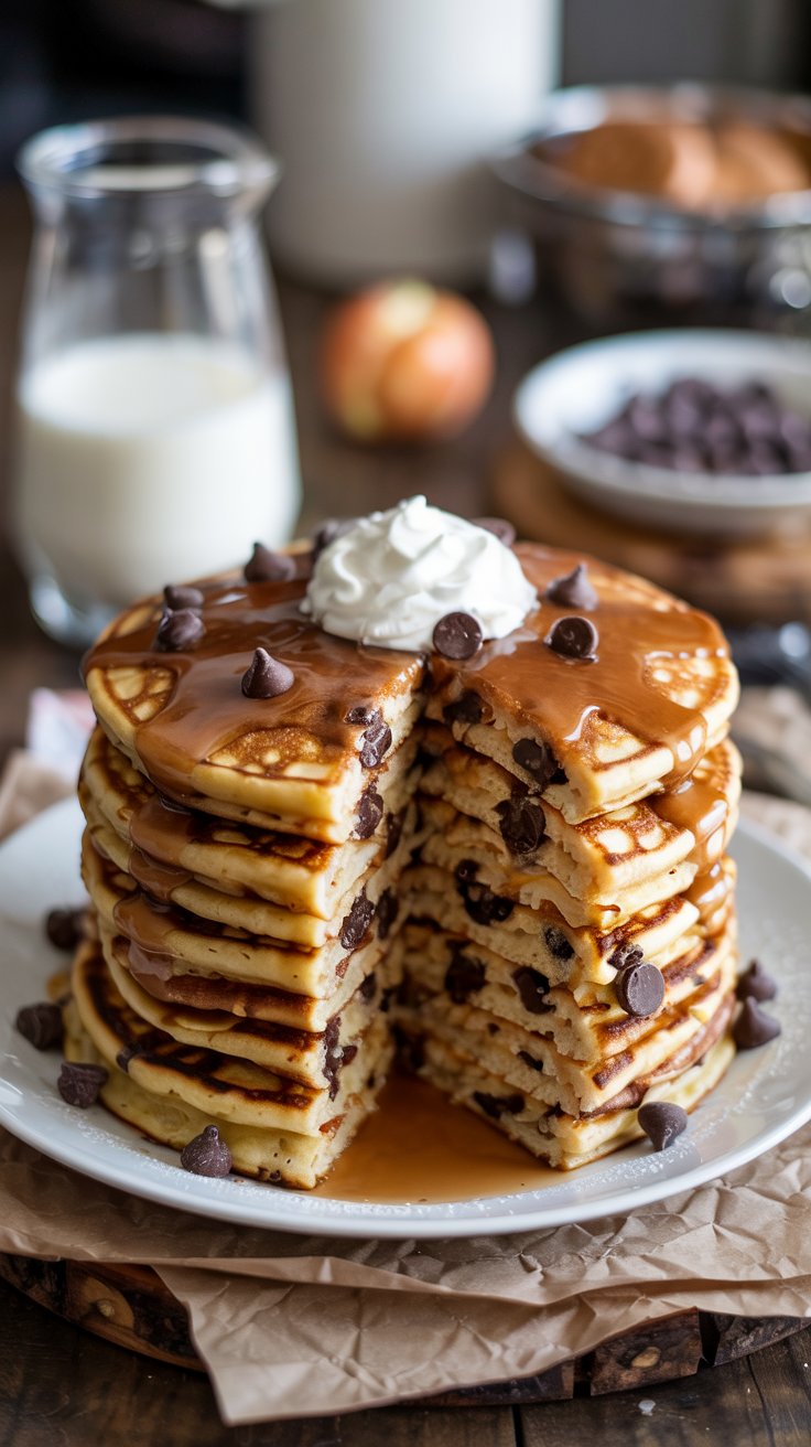Chocolate Chip Pancakes Recipe