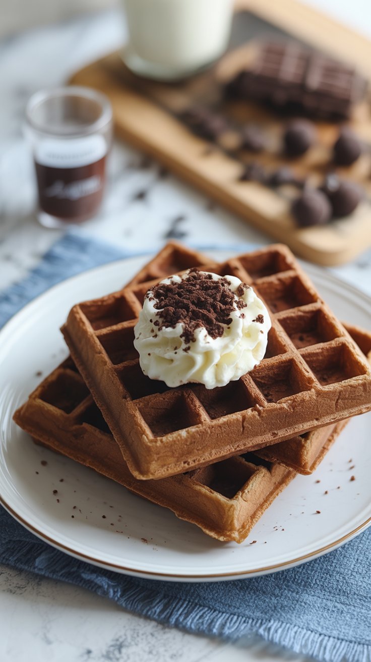 Chocolate Waffles Recipe