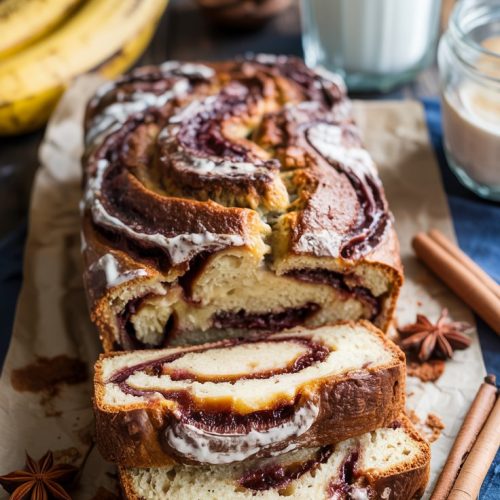 Cinnamon Swirl Banana Bread Recipe