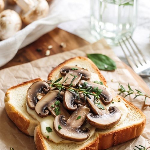 Creamy Mushroom Toast Recipe