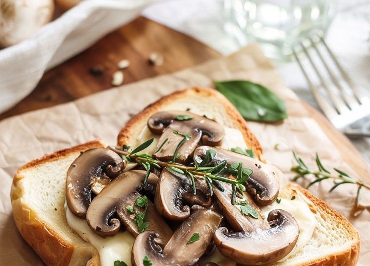 Creamy Mushroom Toast