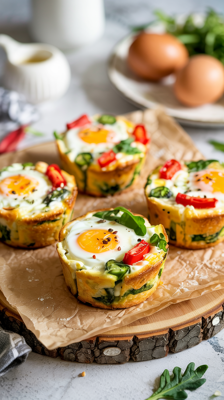 Egg White Muffins with Veggies