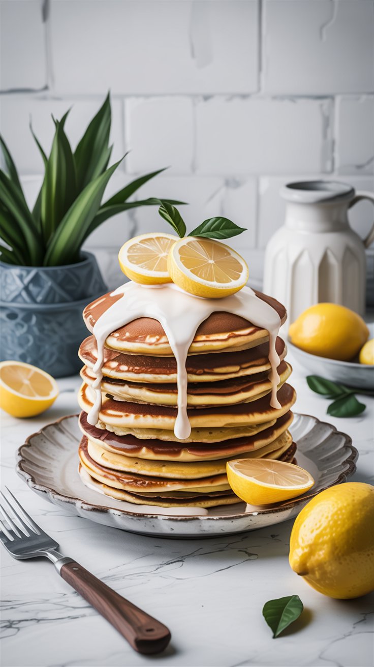 Fluffy Lemon Pancakes Recipe
