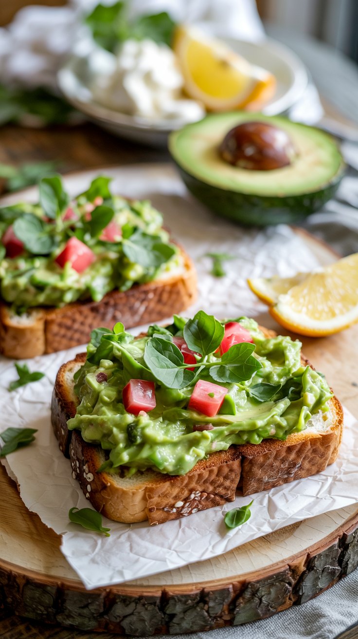 Guacamole Toast Recipe