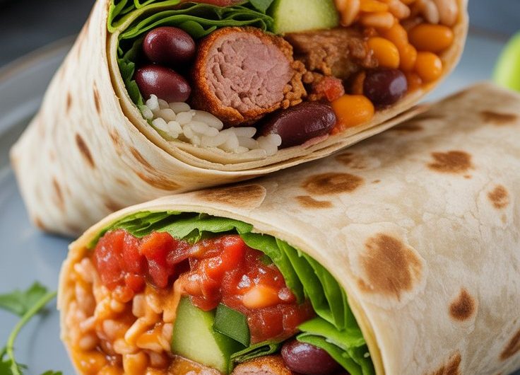 High Protein Breakfast Burritos