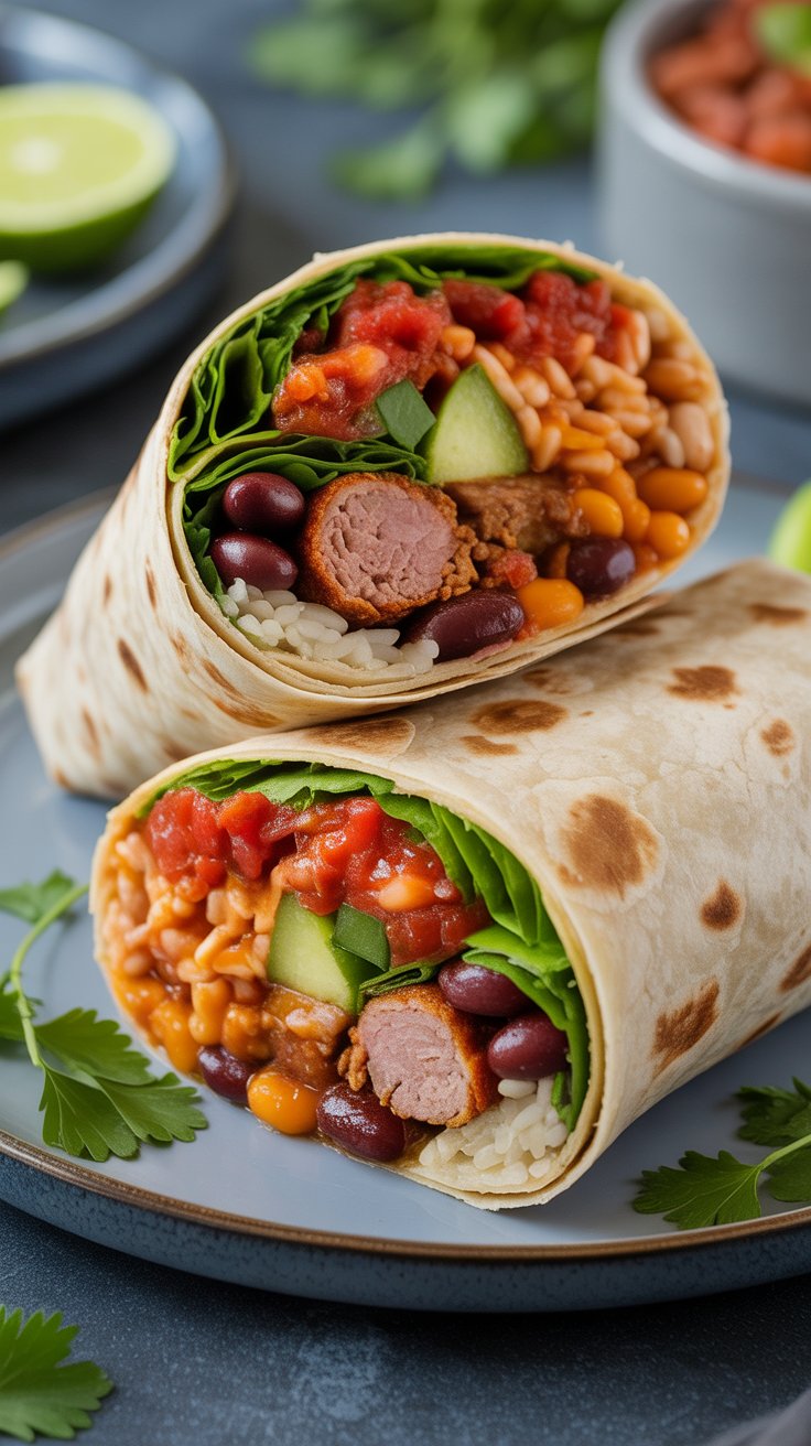 High Protein Burritos recipe