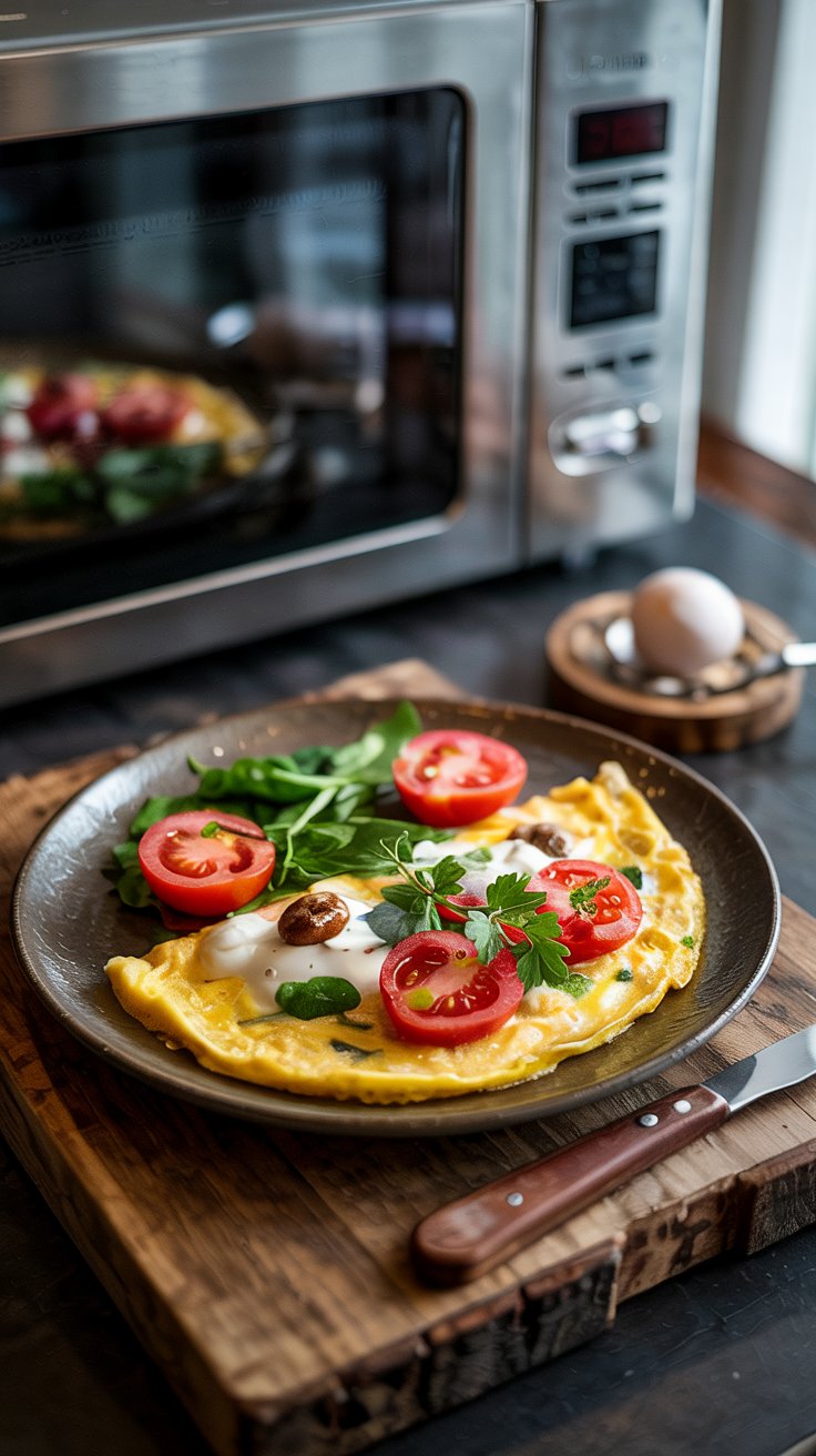 Omelet in Microwave Recipe