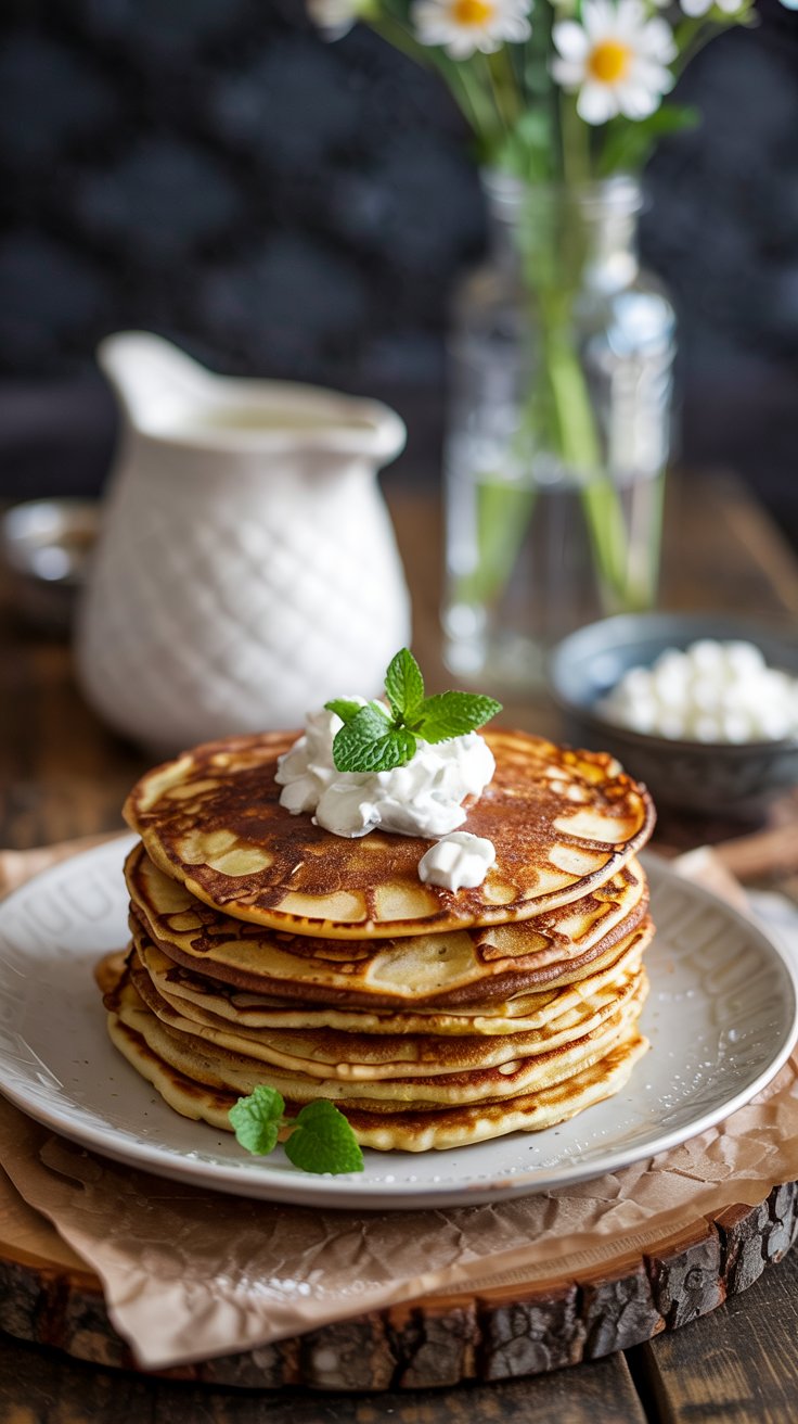 Pancakes with Cottage Cheese Recipe