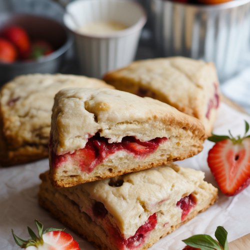 Strawberry Scones
