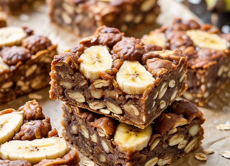 Banana Oat Bars