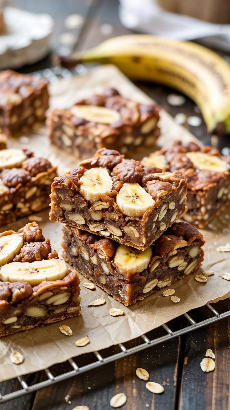 Banana Oat Bars recipe