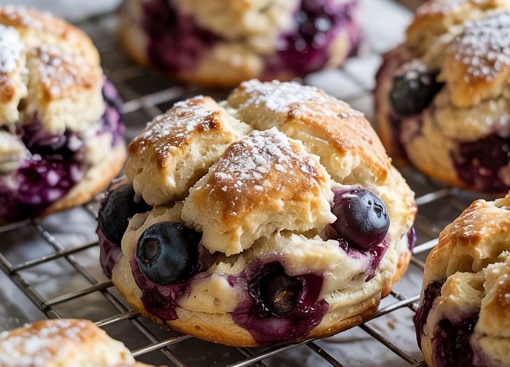 Blueberry Biscuits