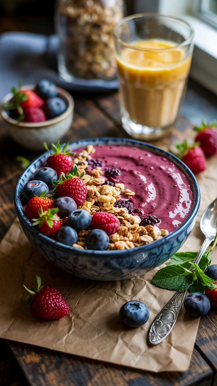 Blueberry Smoothie Bowl recipe