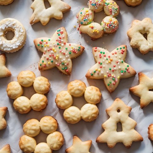 Buttery Spritz Cookies recipe