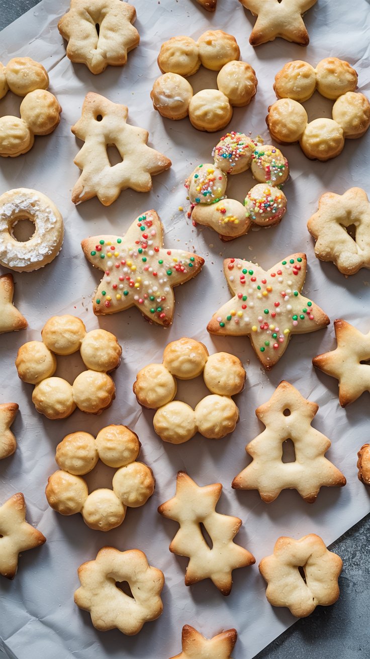 Buttery Spritz Cookies recipe