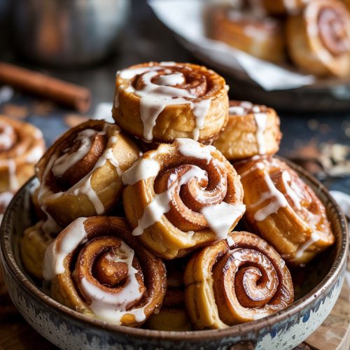 Cinnamon Roll French Toast Bites recipe