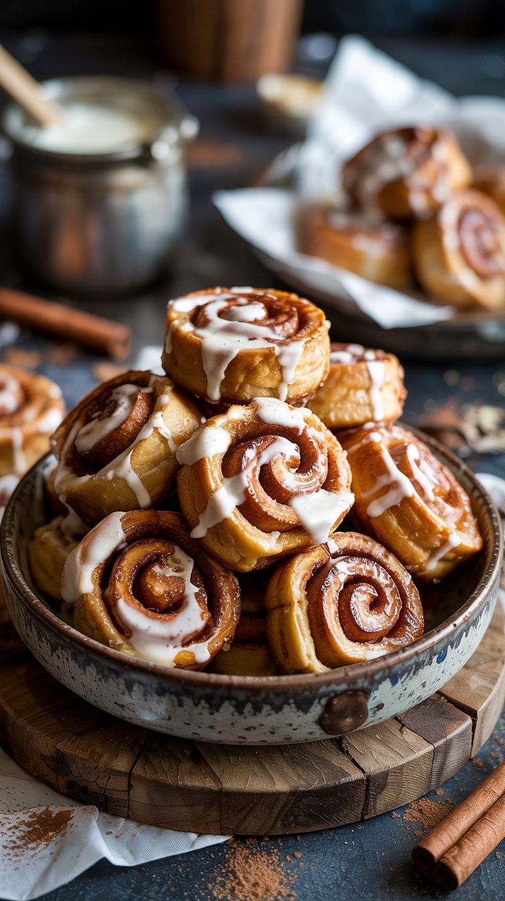 Cinnamon Roll French Toast Bites recipe