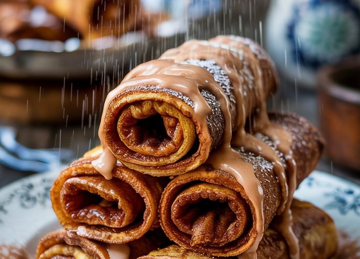 Cinnamon Sugar French Toast Roll-Ups