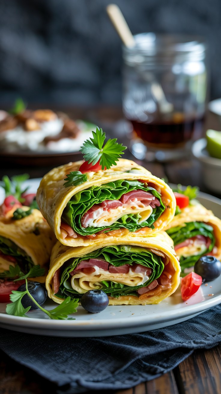 Eggs Roll-Ups recipe