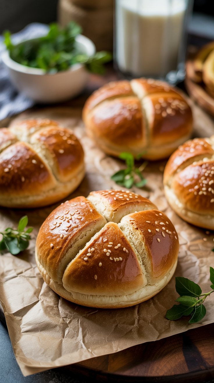 Keto-Friendly Burger Buns recipe