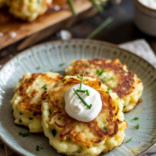 Mashed Potato Pancakes recipe