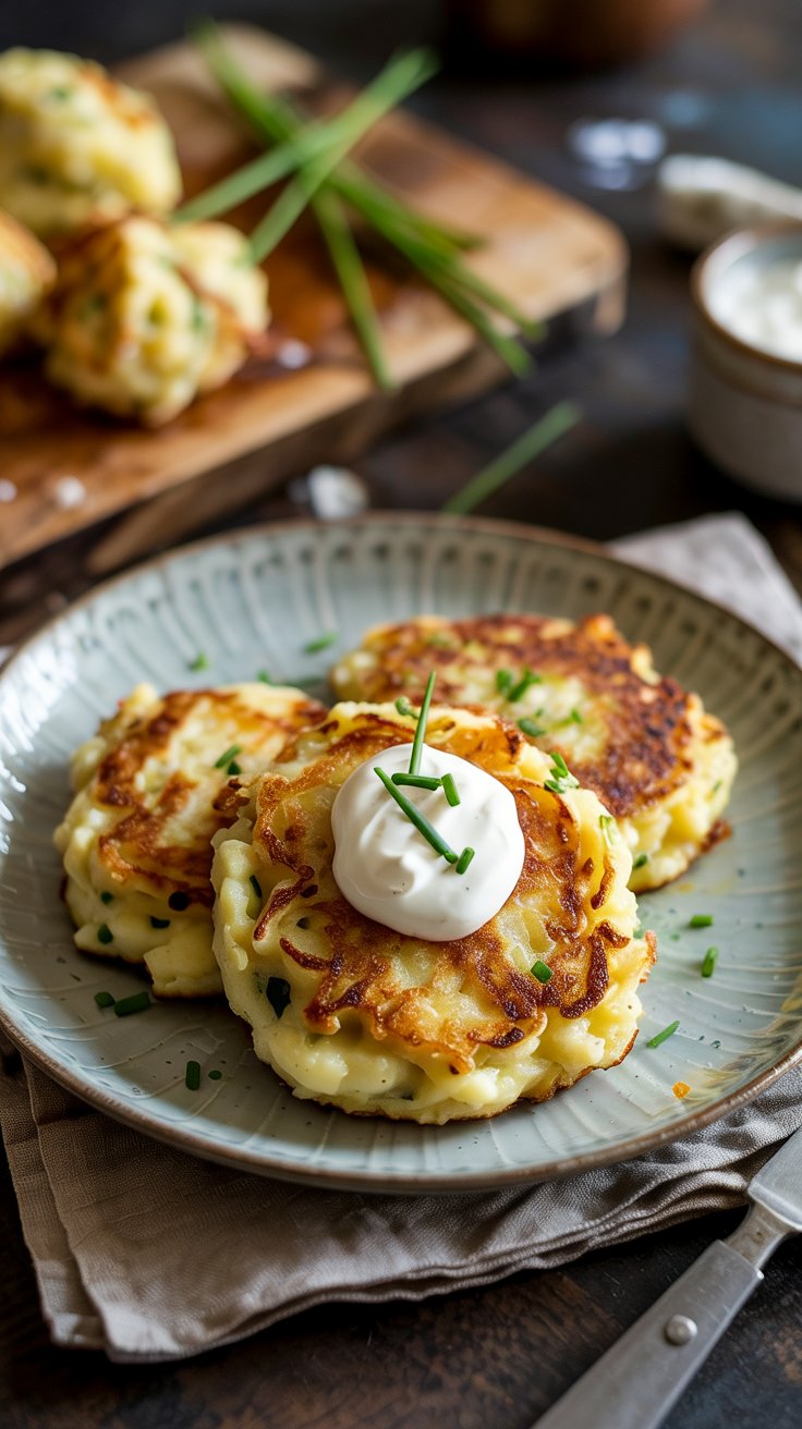 Mashed Potato Pancakes recipe