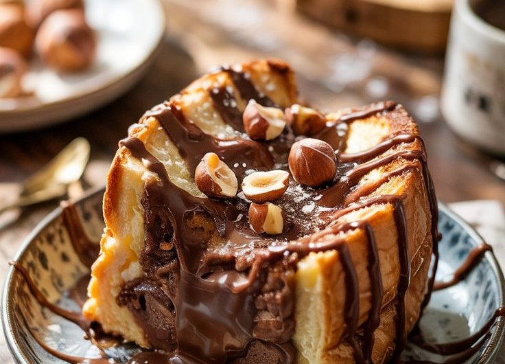 Nutella French Toast Casserole