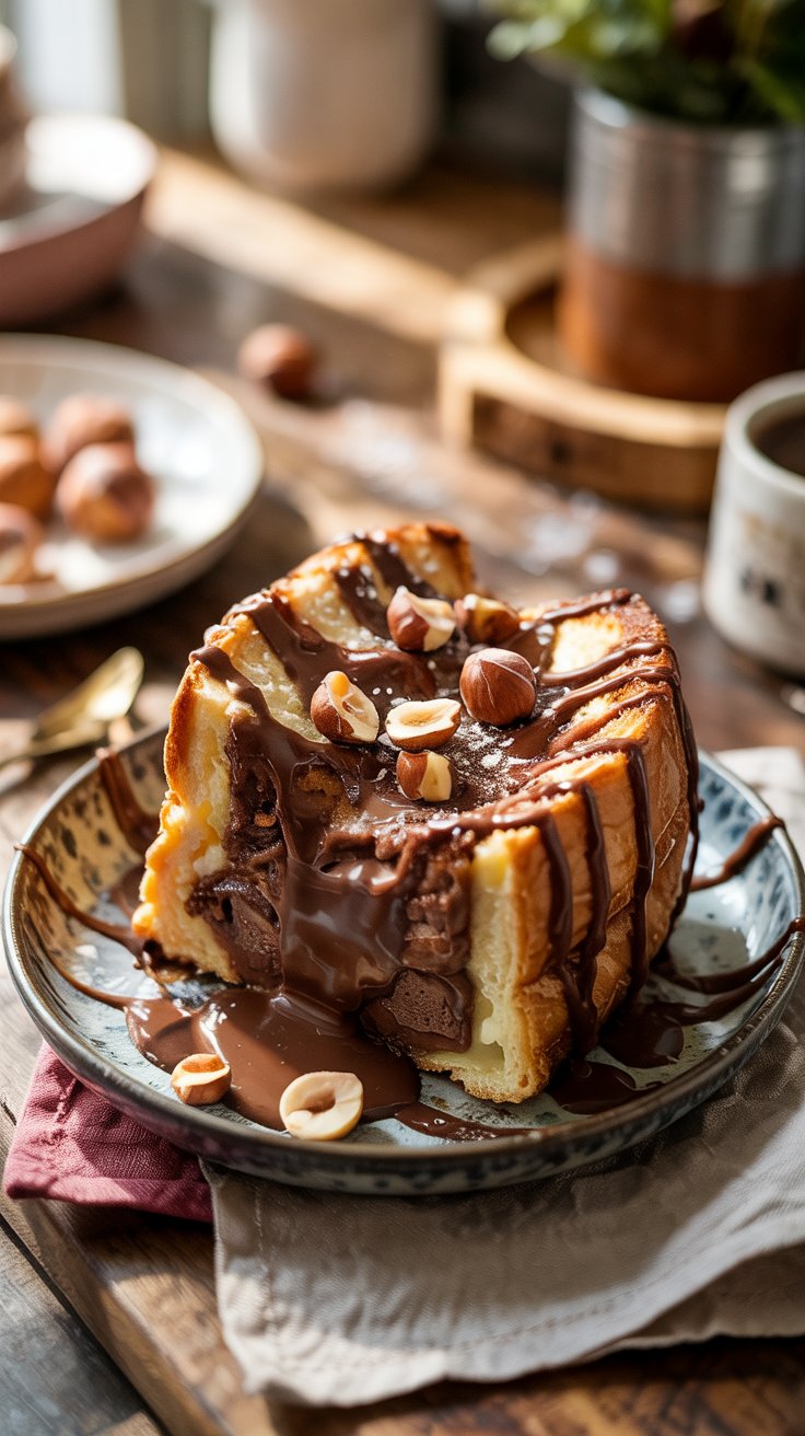 Nutella French Toast Casserole recipe