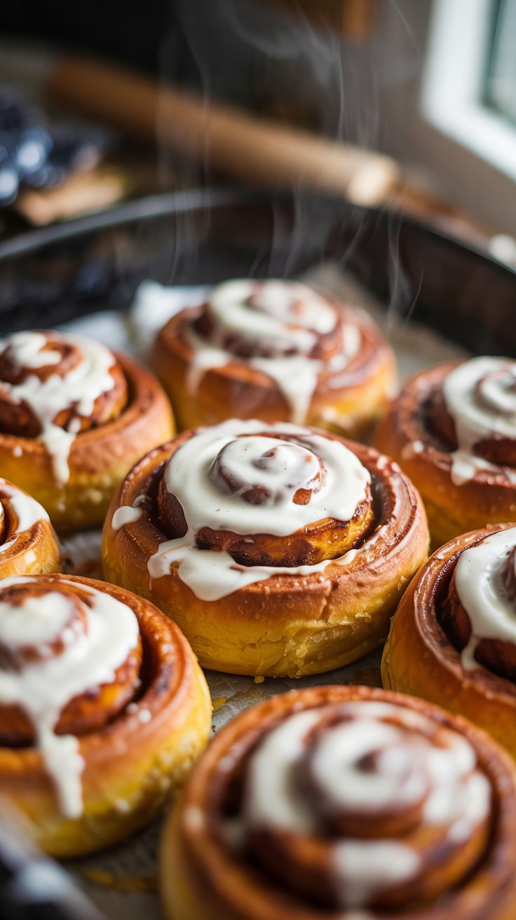 Pumpkin Cinnamon Rolls recipe