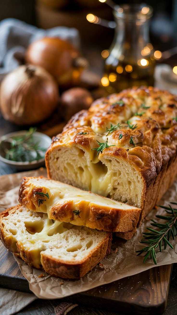 Soft Cheesy Onion Bread recipe