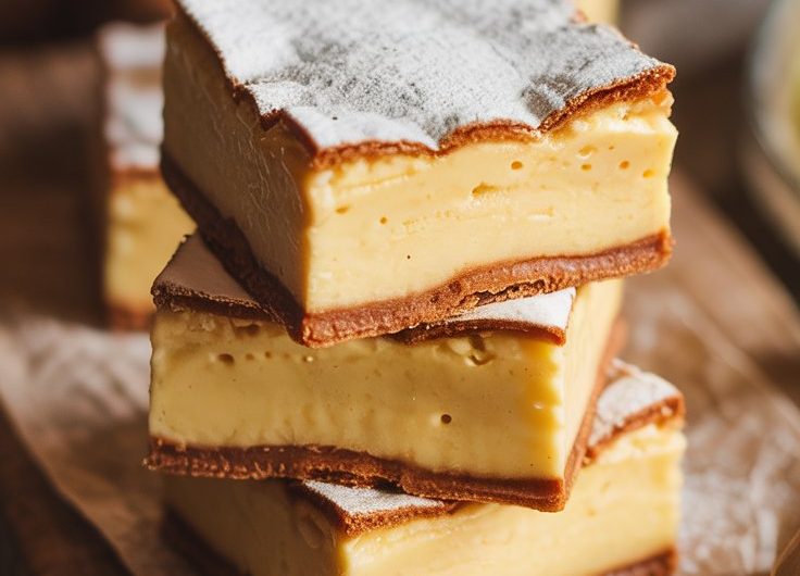 Vanilla Custard Cream Squares