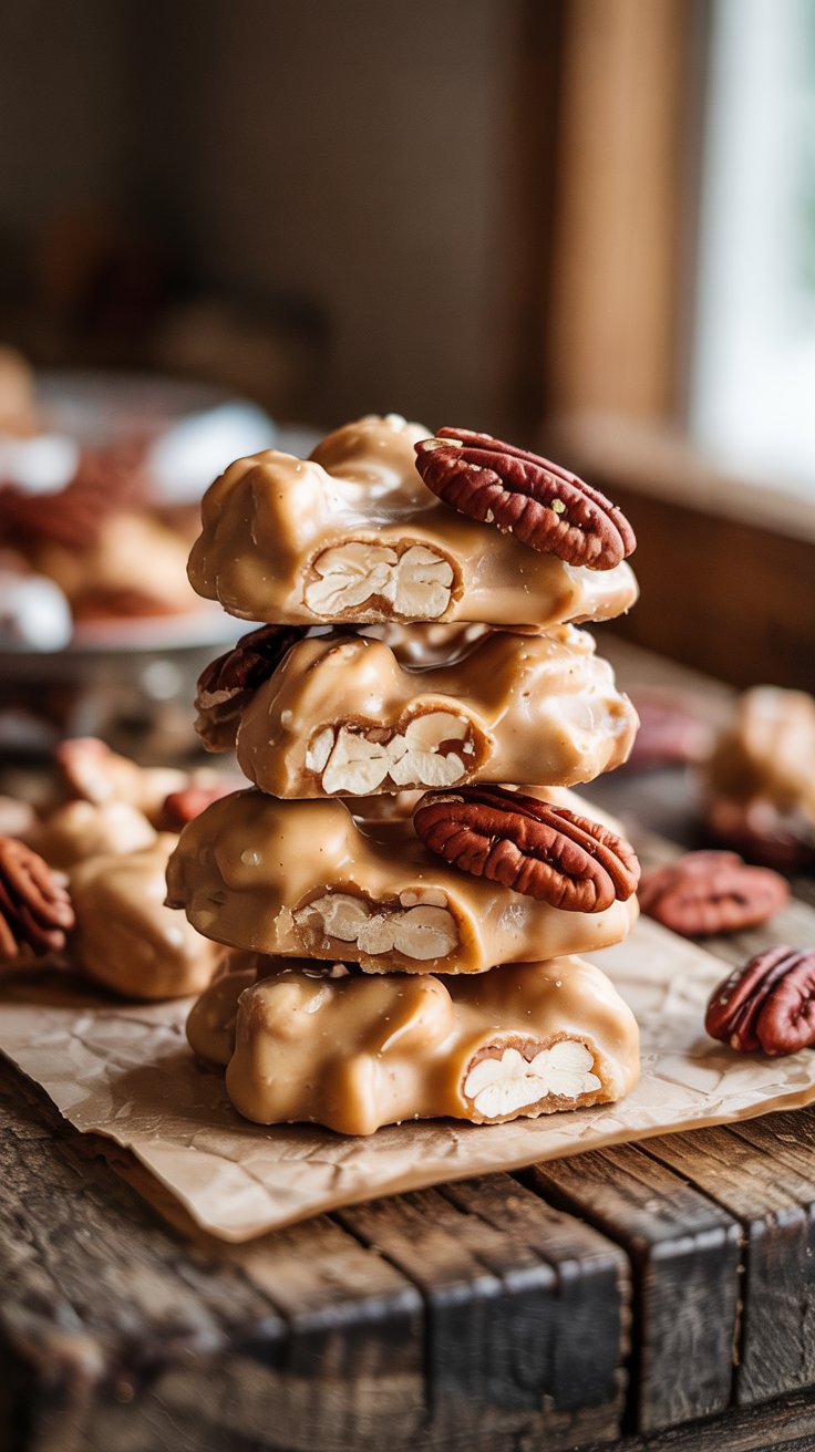 Vanilla Pecan Pralines recipe