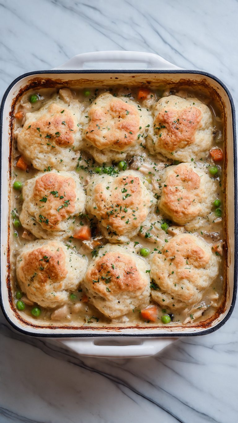 Chicken Cobbler Casserole